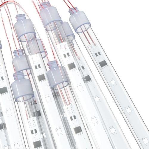 Светещи метеори 20 бр 30 см студено бяло 480LED закрито/открито