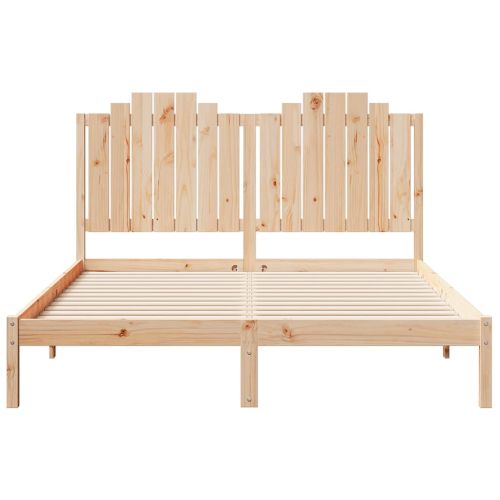 Удължена рамка за легло без матрак 160x210 см, масивна дървесина