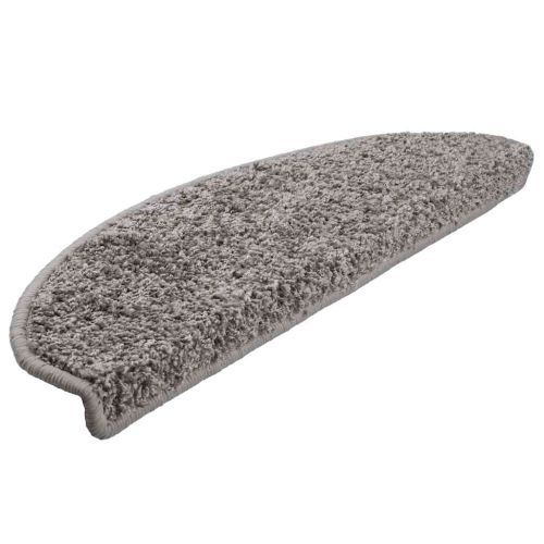 Изтривалки за стълби, 20 бр., 65x21x4 см, сиви, полукръгли, големи