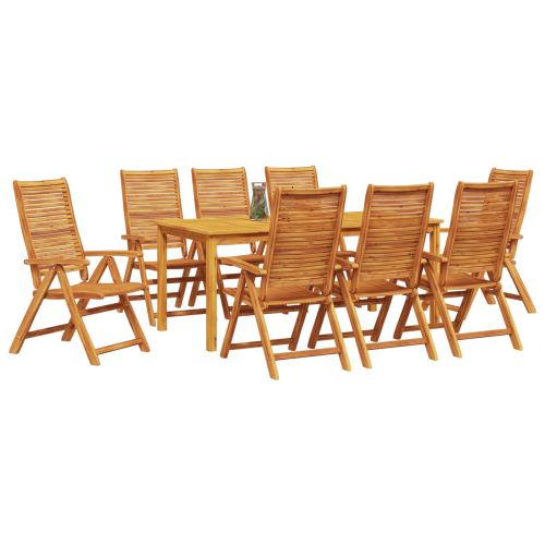 Комплект за хранене в градината 9 pcs Кафяво