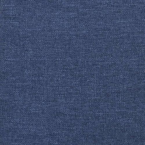 Табуретка, синя, 45x29,5x35 см, текстил и изкуствена кожа