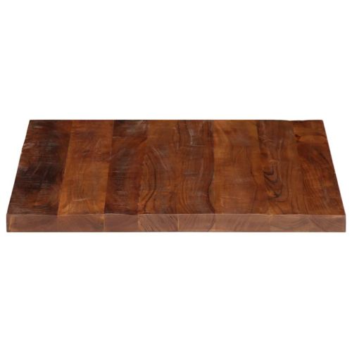 Плот за маса 90x90x2,5 см, квадратен, масивна регенерирана дървесина
