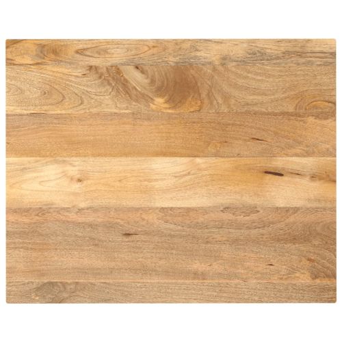 Плот за маса 90x80x2,5 см правоъгълен, масивна дървесина, цвят манго