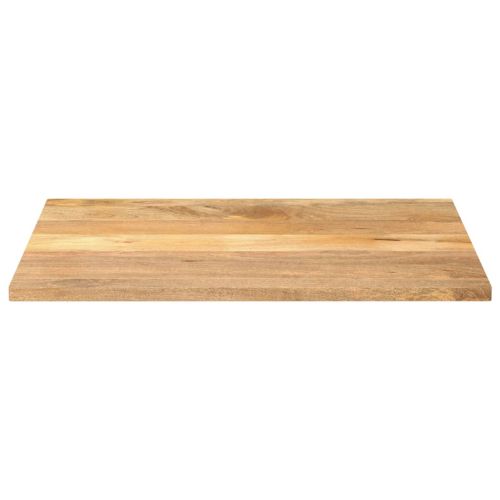 Плот за маса 90x80x2,5 см правоъгълен, масивна дървесина, цвят манго