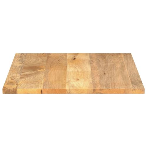 Плот за маса 90x80x2,5 см правоъгълен, масивна дървесина, цвят манго