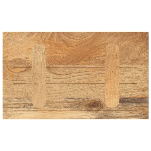 Плот за маса 60x30x3,8 см, правоъгълен, масивна дървесина, цвят манго
