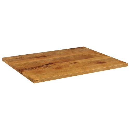 Плот за маса 90x80x2,5 см правоъгълен, масивна дървесина, цвят манго