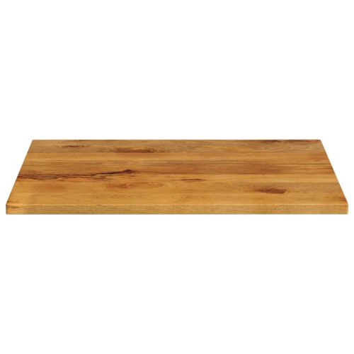 Плот за маса 90x80x2,5 см правоъгълен, масивна дървесина, цвят манго
