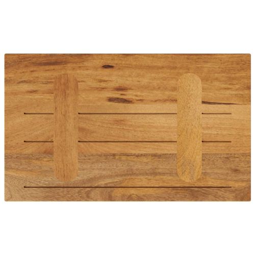 Плот за маса 50x20x3,8 см, правоъгълен, масивна дървесина, цвят манго