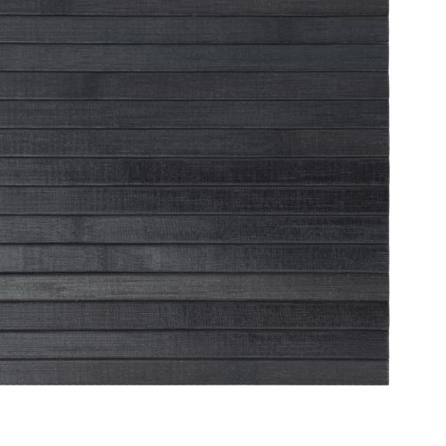 Килим правоъгълен сив, 60x100 см, бамбук