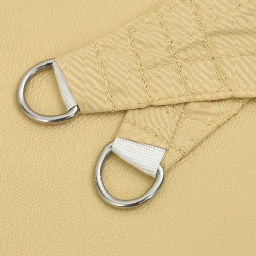 Сенник за плаж, платно, пясъчен, 4x3 м, 100% полиестер, оксфорд