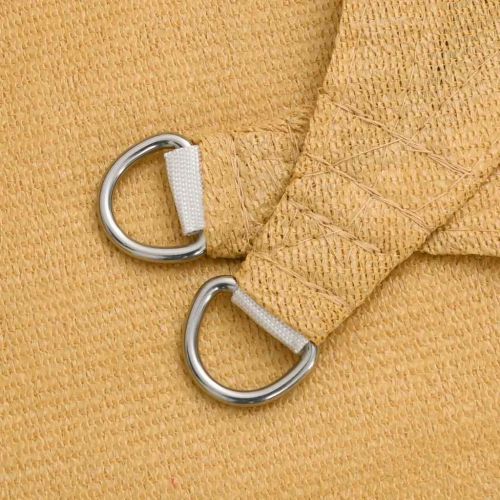 Сенник за платно 160 г/м² квадратен пясък 2,5x2,5 м HDPE
