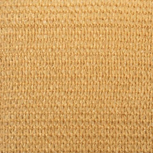 Сенник за платно 160 г/м² триъгълен пясък 5x7x7 м HDPE