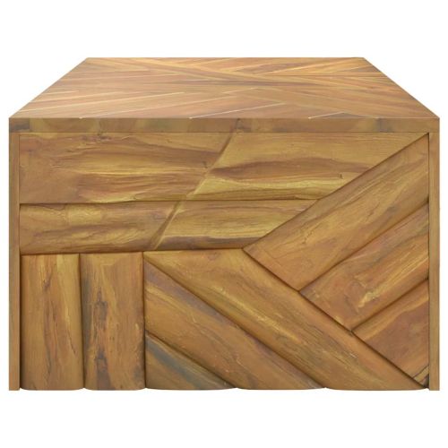 Холна маса 110x60x38 см, масивно тиково дърво