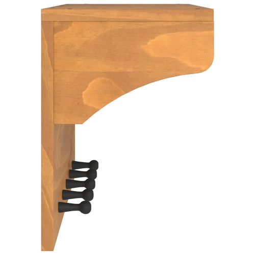 Стенна закачалка за палта SANDNES 87x30x42 см, масивна дървесина, бор