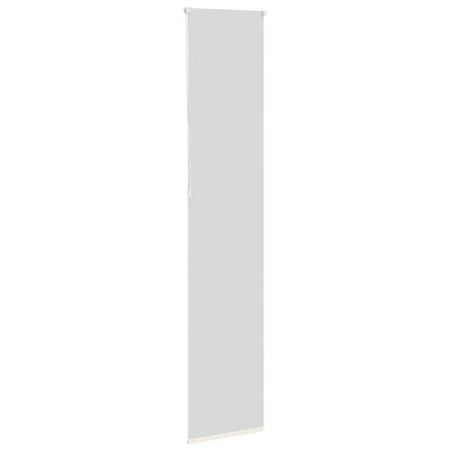 Ролетна щора, затъмняваща, бяла, 50x210 см, ширина на плата 45,7 см, полиестер