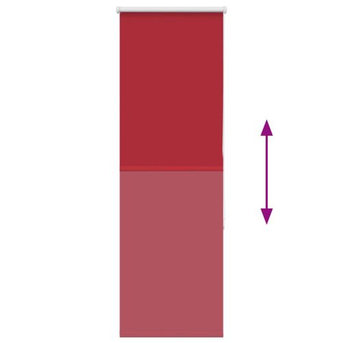 Ролетна щора, затъмняваща, червена, 40x175 см, ширина на плата 35,7 см, полиестер