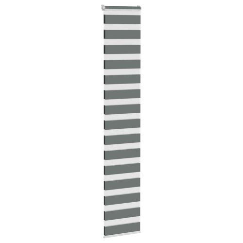Зебра щора, тъмносива, 40x230 см, ширина на плата 35,9 см, полиестер