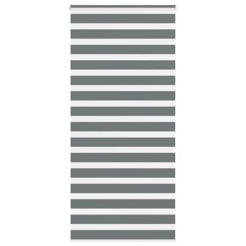 Зебра щора, тъмносива, 115x230 см, ширина на плата 110,9 см, полиестер