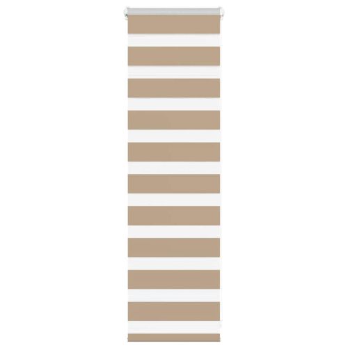 Зеброва щора, пясъчно кафява, 50x100 см, ширина на плата 45,9 см, полиестер