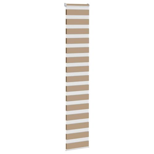 Зебра щора, пясъчно кафява, 40x230 см, ширина на плата 35,9 см, полиестер