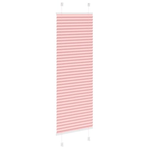 Плисирана щора, розова, 50x100 см, ширина на плата 49,4 см, полиестер