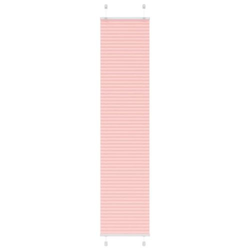 Плисирана щора, розова, 50x200 см, ширина на плата 49,4 см, полиестер