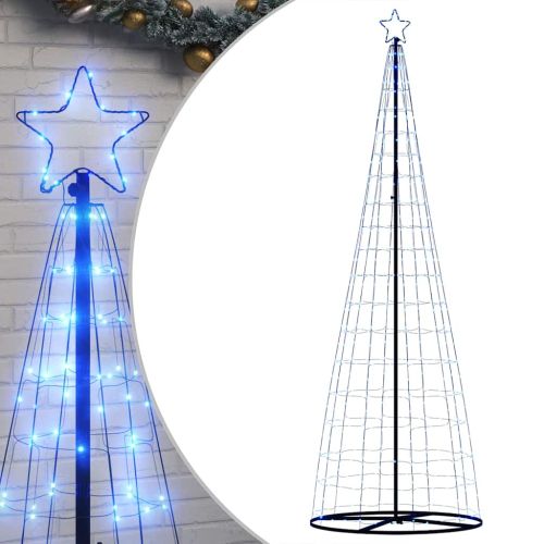 LED коледна елха 550 светодиода синя 300 см
