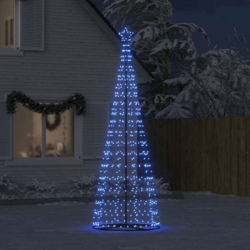LED коледна елха 550 светодиода синя 300 см