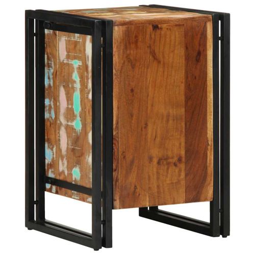 Нощно шкафче 40x40x59 см Масивна дървесина, регенерирана