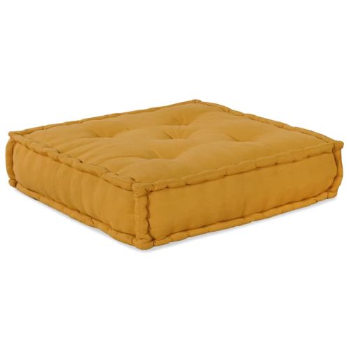Модулен диван, жълт, 70x70x54, плат