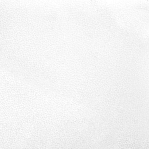 Двуместен диван, бял, 180x81x84 см, изкуствена кожа