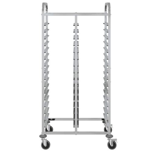 Количка за тави с 32 GN контейнера 75x55x162,5 см неръждаема стомана