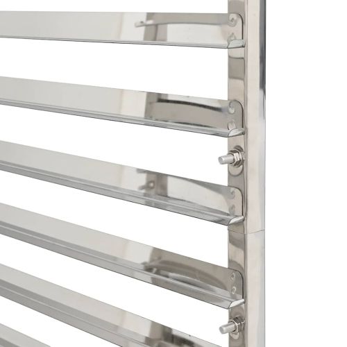Количка за тави с 32 GN контейнера 75x55x162,5 см неръждаема стомана