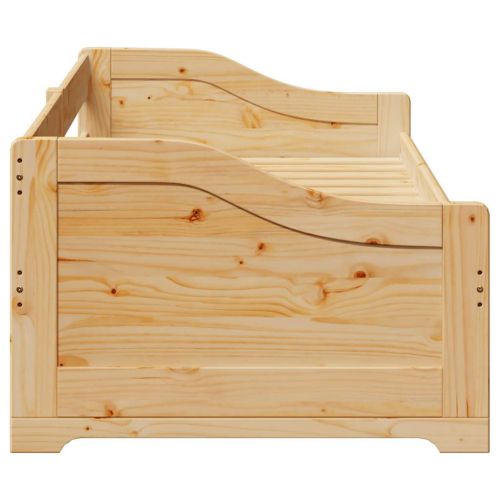 Кушетка с издърпващ се матрак без матрак IRUN 90x200 см