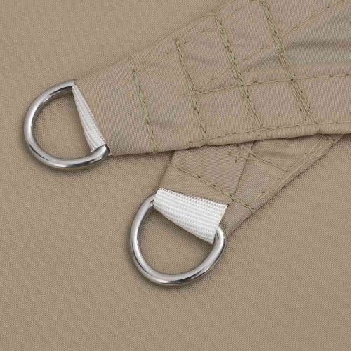 Сенник за плаж, бежов, 2x2x2 м, 100% полиестер, оксфорд