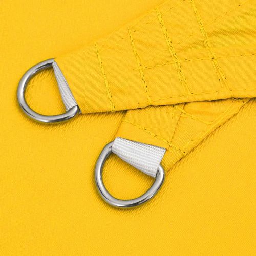 Сенник за плаж, жълт, 7x5x5 м, 100% полиестер, оксфорд