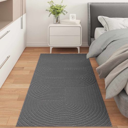 Килими за помещение PALMERAS Антрацит 150 x 80 cm Полиестер