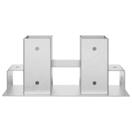 Помощник за подреждане на дърва 12 pcs Сребристо 34 x 10 x 15 см