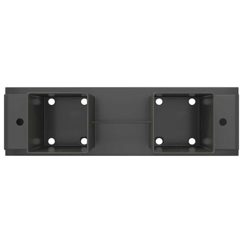 Помощник за подреждане на дърва 2 pcs Антрацит 34 x 10 x 15 см