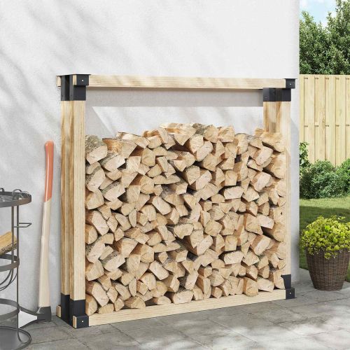 Помощник за подреждане на дърва 4 pcs Антрацит 34 x 10 x 15 см