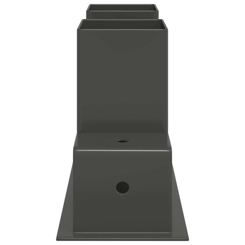 Помощник за подреждане на дърва 12 pcs Антрацит 34 x 10 x 15 см