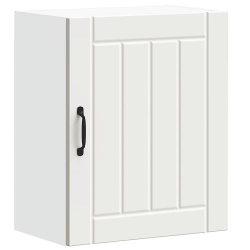Кухненски стенни шкафове 2 бр. Lucca бели, инженерно дърво