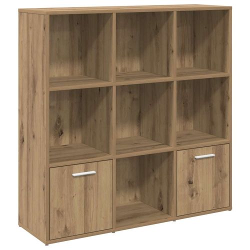 Библиотека, занаятчийски дъб, 98x29x97,5 см, инженерно дърво