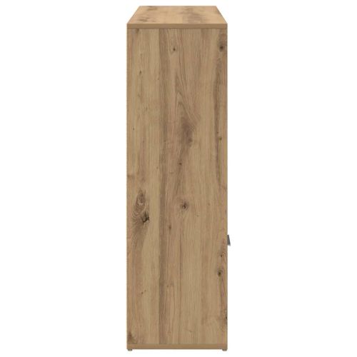Библиотека, занаятчийски дъб, 98x29x97,5 см, инженерно дърво