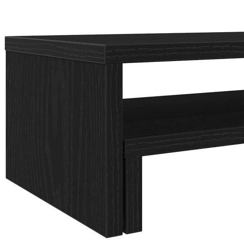 Стойка за монитор, черен дъб, 54x22x15 см, инженерно дърво
