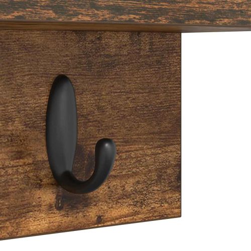 Стенен закачалка за палта Димян дъб 60 x 10,5 x 18 см