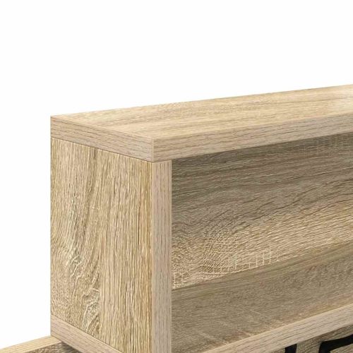 Стенен закачалка за палта с рафт Сонома дъб 100 x 12 x 43,5 см
