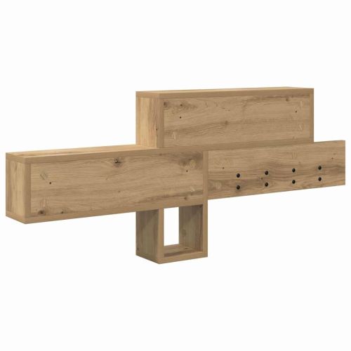 Стенен закачалка за палта с рафт Дъб 100 x 12 x 43,5 см