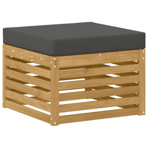 Комплект дивани за открито 8 pcs Бяло и антрацит